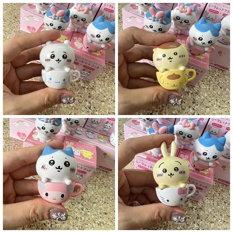 Set completo de figuras Chiikawa x Sanrio