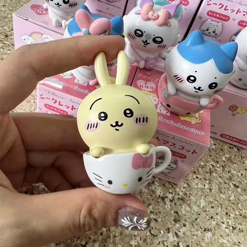 Set completo de figuras Chiikawa x Sanrio